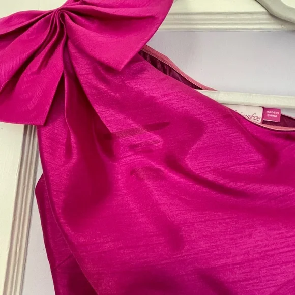 Womens shatung silk party dress - Picture 5 of 6